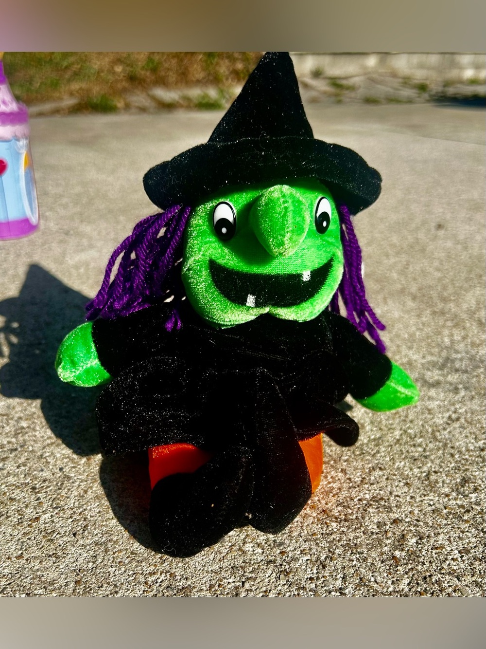 Vintage 90’s Small Stuffed Witch 9”